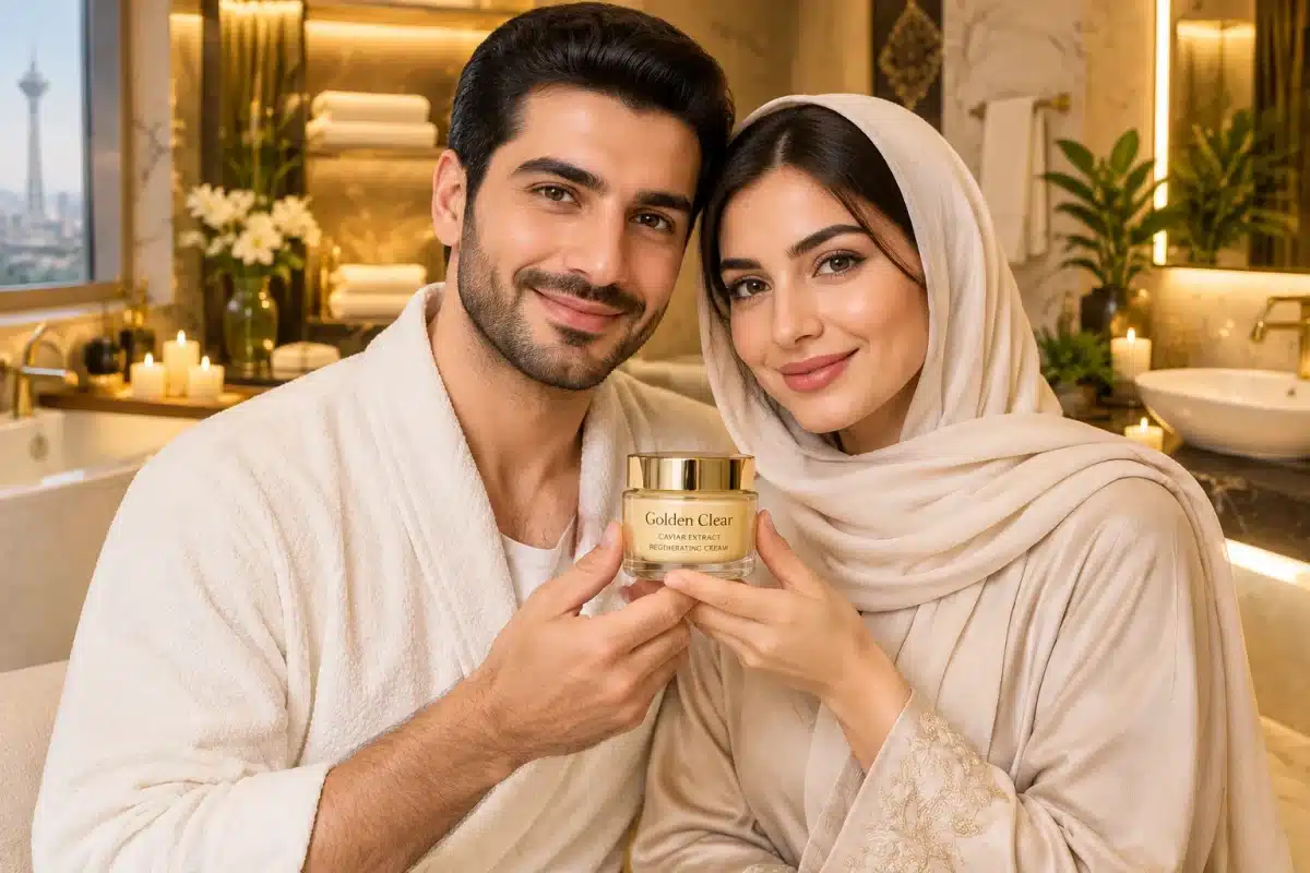 جار ۵۰ گرمی کرم ضد چروک خاویار و هیالورونیک اسید گلدن کلر